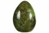 Polished, Free-Standing Green Pistachio Opal - Madagascar #211487-1